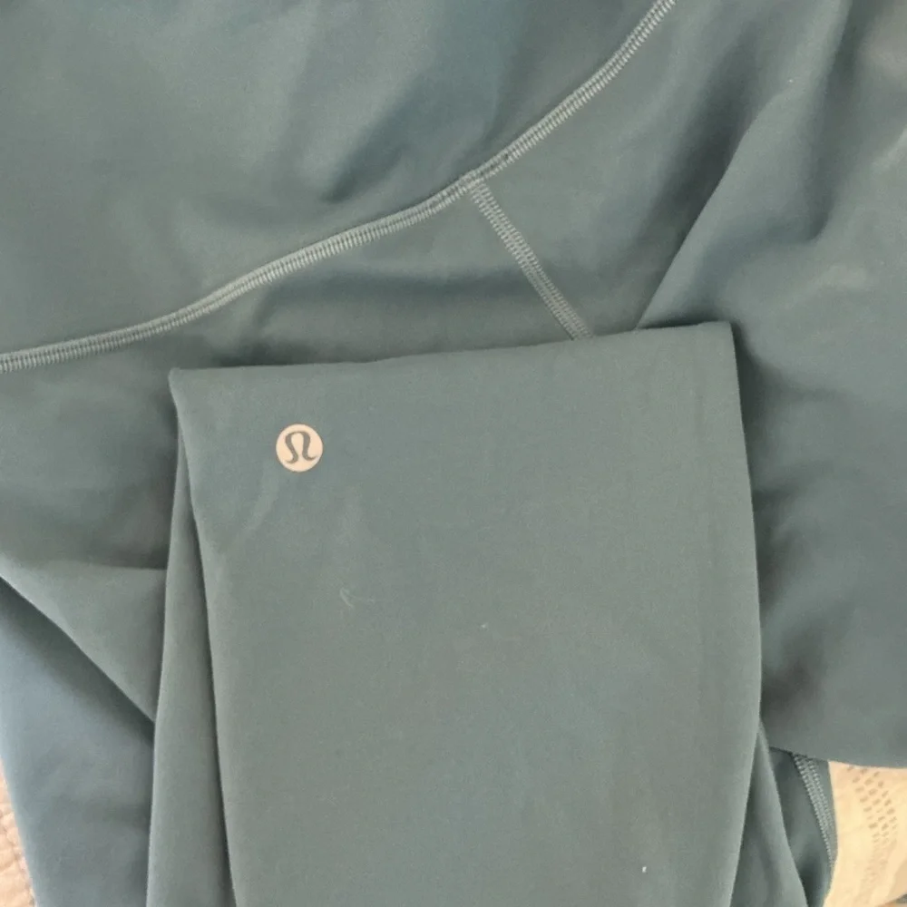 Lululemon Align High-Rise Crop 26” utility blue size 12